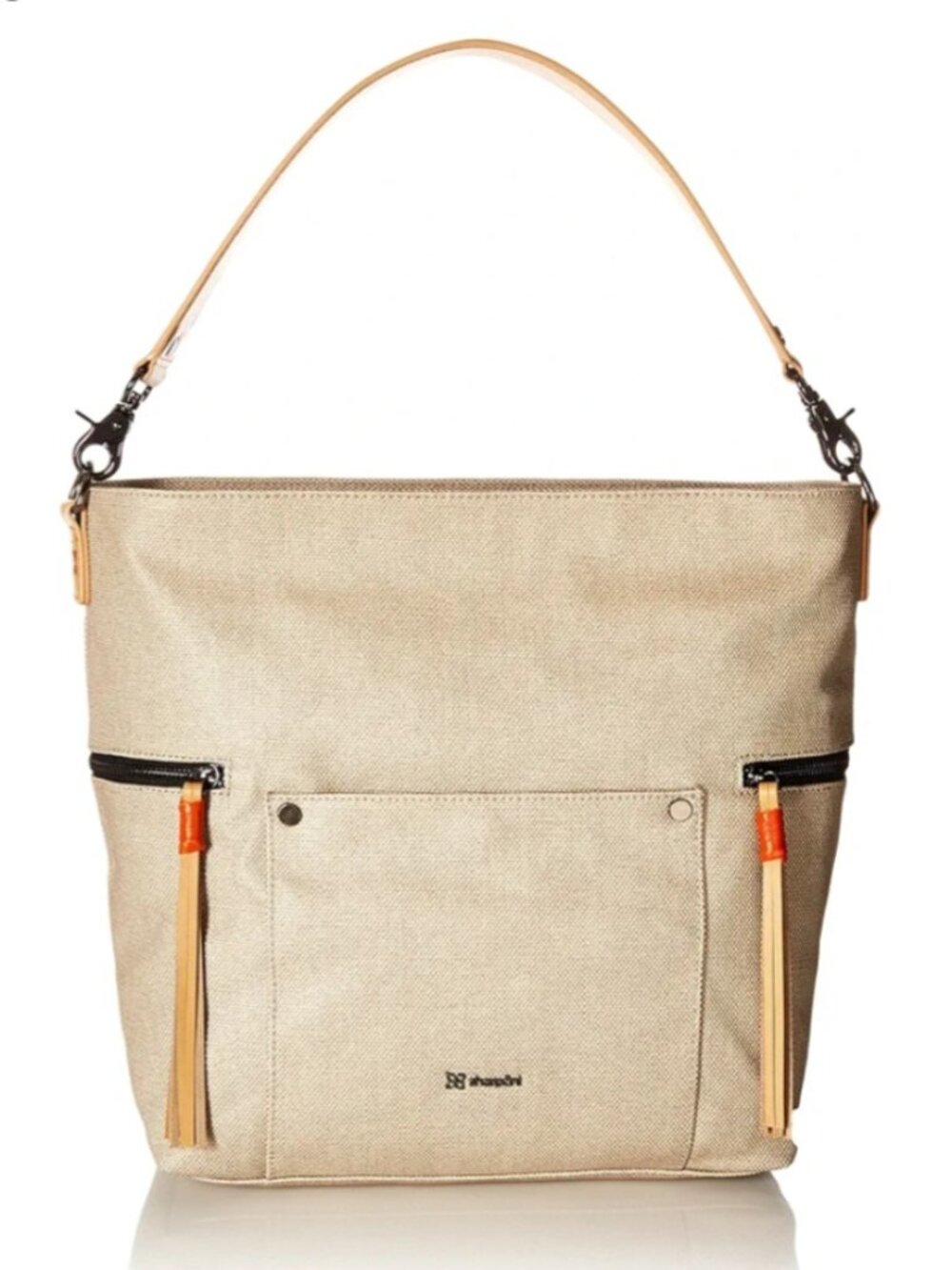 Sherpani American Ethos Sonara Tote - Natural Canvas & Genuine Leather